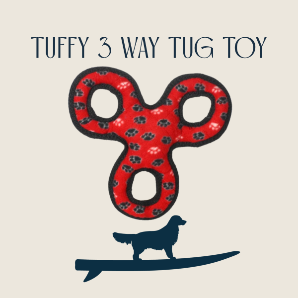 Tuffy 3-Way Tug Toy