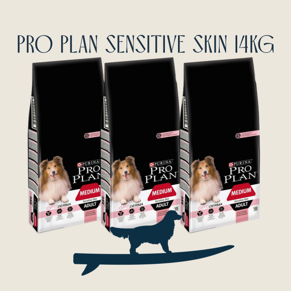 14kg Pro Plan Medium Adult Sensitive Skin Salmon