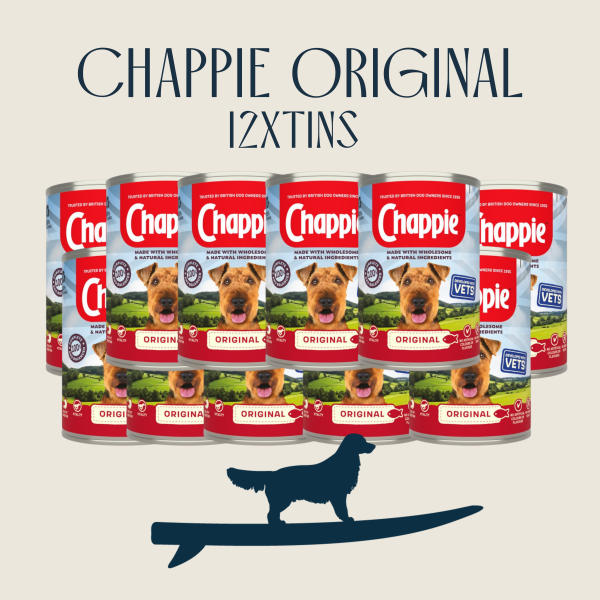 12 tins Chappie Original